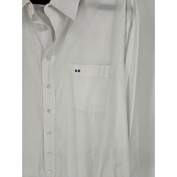 Nita Fashion Men's Hand Tailored Long Sleeve Button-Up Dress Shirt Size XXL - Picture 3 of 4